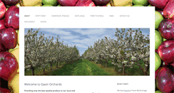 Desktop Screenshot of gavinorchards.com