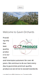 Mobile Screenshot of gavinorchards.com